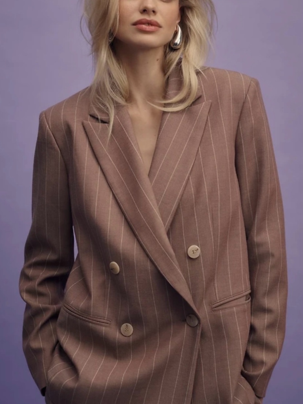 Maeve by Anthropologie Rue Oversized Blazer US SP